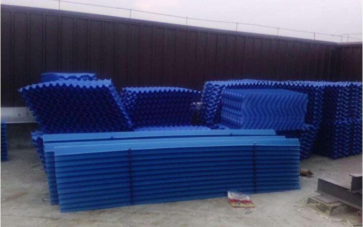 冷卻塔填料現(xiàn)場